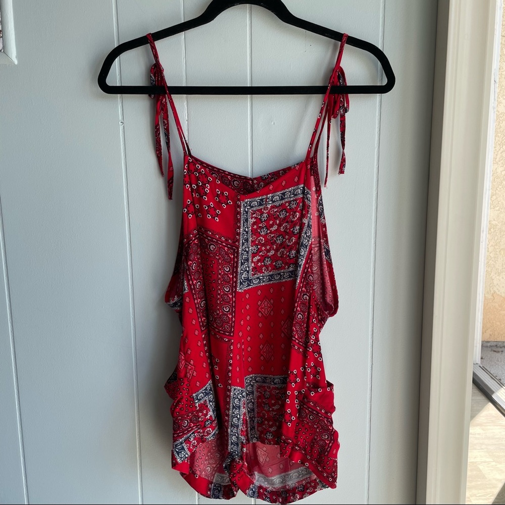 🛒✨Planet blue paisley print romper - Picture 6 of 10